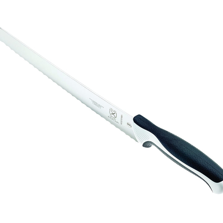 Mercer Culinary - M23210WBH Mercer Culinary Millennia 10-Inch Wide Wavy Edge Bread Knife, White