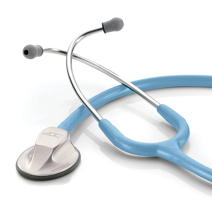 ADC Adscope 615 Platinum Sculpted Clinician Stethoscope with Tunable AFD Technology, Metallic Ceil Blue