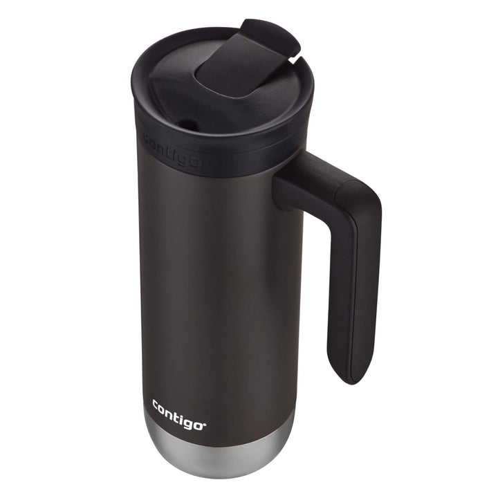 Superior 2.0 Stainless Steel Travel Mug with Handle and Leak-Proof Lid, Double-Wall Insulation Keeps Drinks Hot up to 7 Hours or Cold up to 18 Hours, 20oz Sake