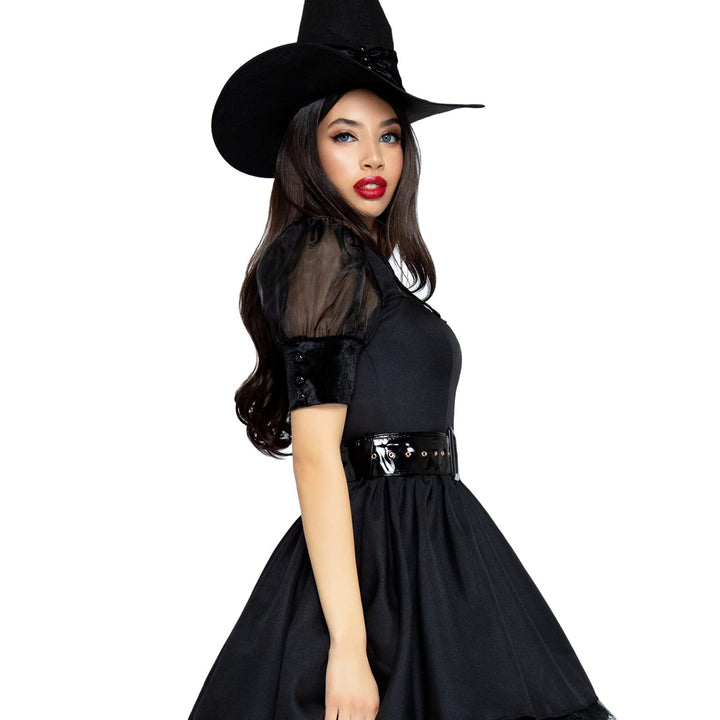 Leg Avenue Women's Classic Bewitching Witch Halloween Costume Medium