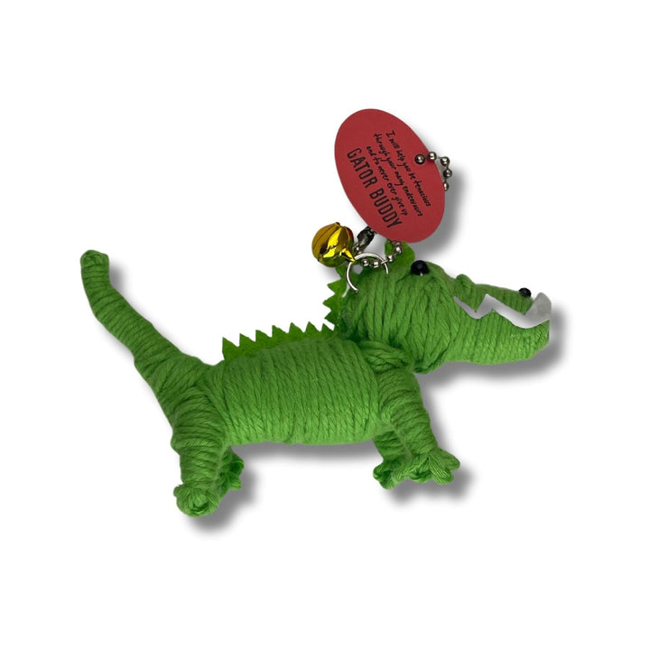 Watchover Voodoo 3-Inch Gator Buddy Keychain - Handcrafted Gift to Bring Good Luck and Positivity Everywhere You Go