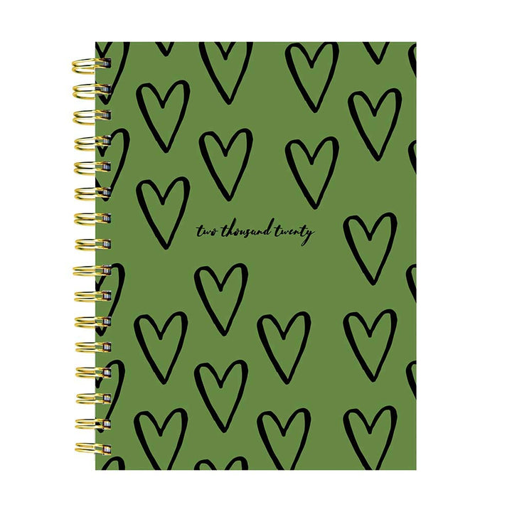 2020 Heart of Green Medium Weekly Monthly Planner