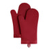 KitchenAid Ribbed Soft Silicone Oven Mitt Set, Smoked Paprika 2 Count