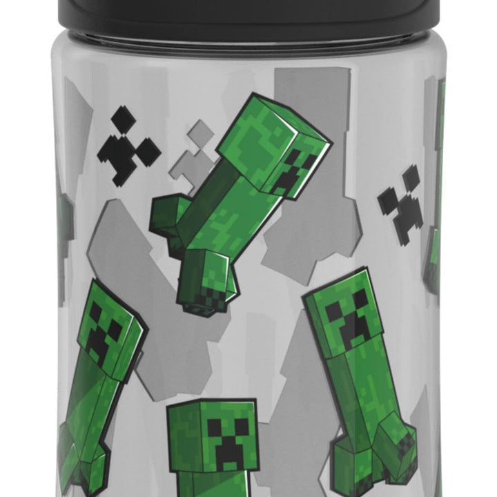 THERMOS FUNTAINER 16 Ounce Plastic Hydration Bottle with Spout, Minecraft