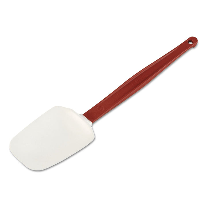 Rubbermaid Commercial Products High Heat Spoon Scraper Spatula, 13.5-Inch, Red, Kitchen Supplies Restaurant Use