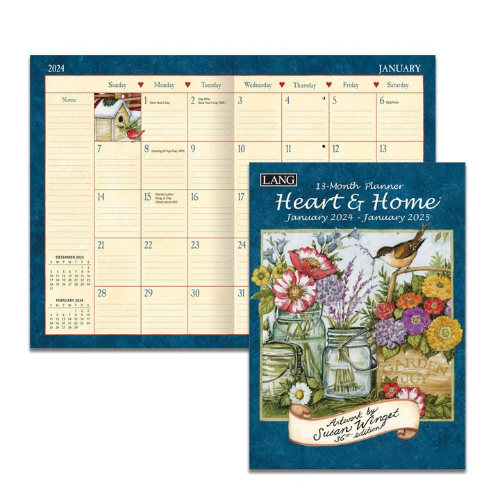 Lang Companies, Heart and Home 2024 Monthly Planner