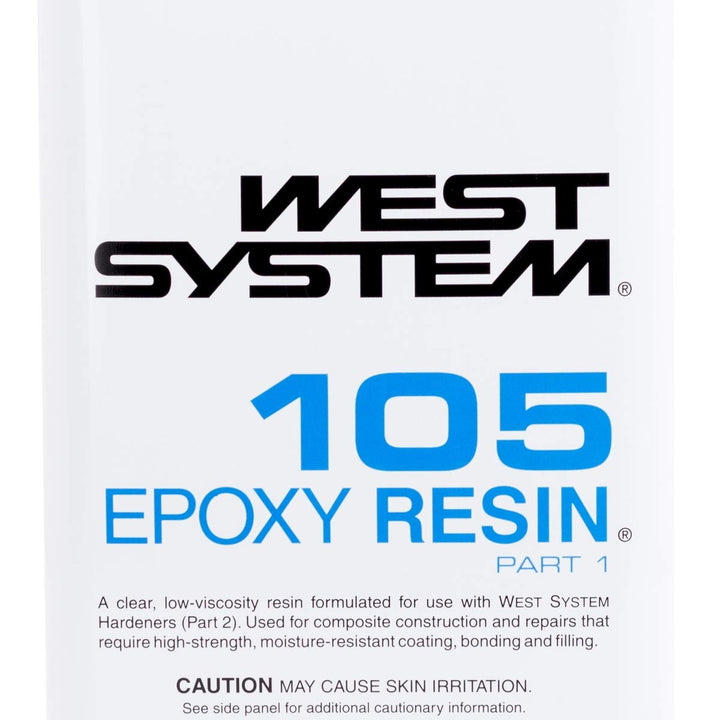 West System 105-B Epoxy Resin and 206-B Slow Hardener Epoxy Resin + Slow Hardener, 206-B