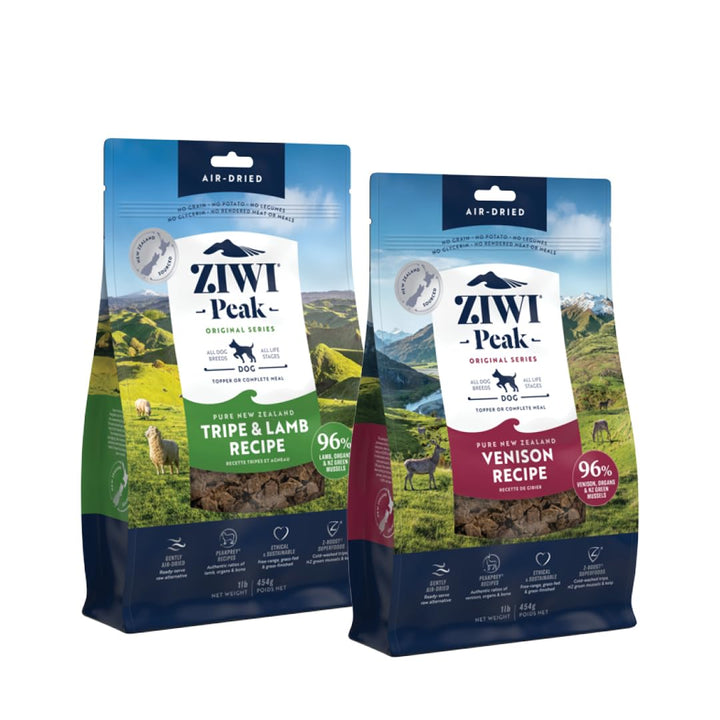 ZIWI Peak Air-Dried Dog Food – Tripe & Lamb - All Natural, High Protein, Grain Free, Limited Ingredient w/ Superfoods (35.2oz) 2.2 Pound (Pack of 1)