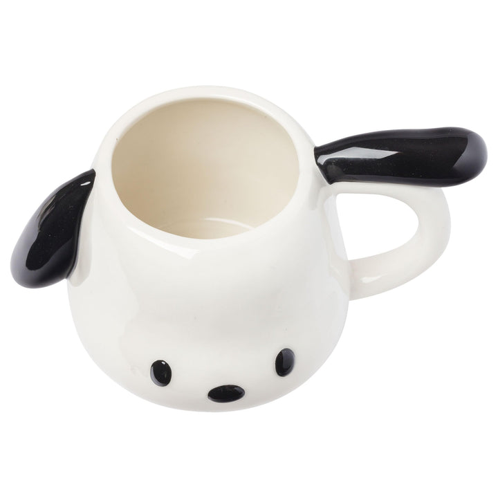 Silver Buffalo Sanrio Hello Kitty and Friends Pochacco Ceramic 3D Sculpted Mug, 20 Ounces