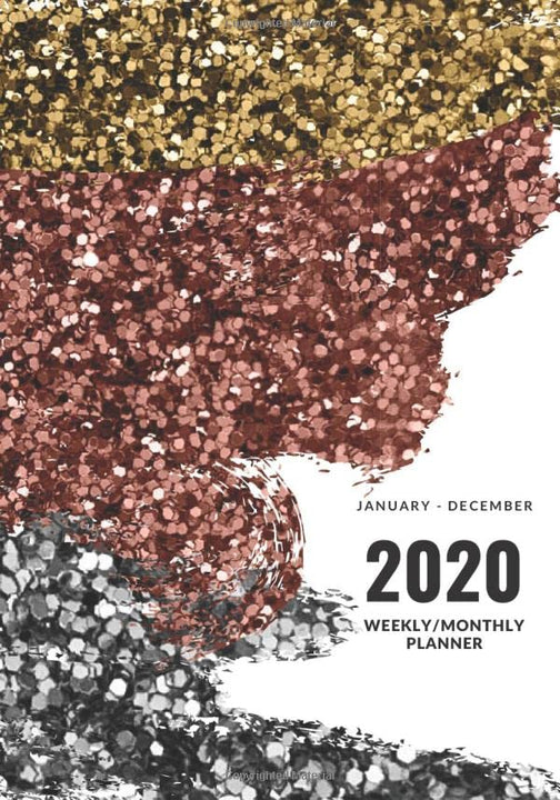 2020 Weekly/Monthly Planner, January to December: Glitter Planner for Girls, Paparazzi Planning