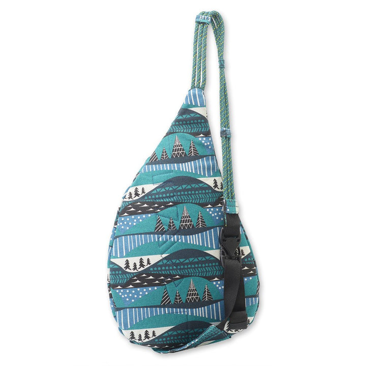 KAVU Mini Rope Bag Cotton Crossbody Sling One Size Beach Tie Dye