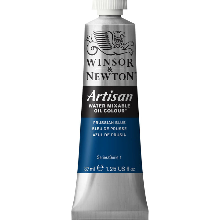 Winsor & Newton Artisan Water Mixable Oil Colour, 1.25-oz (37ml), Prussian Blue 37-ml Tube