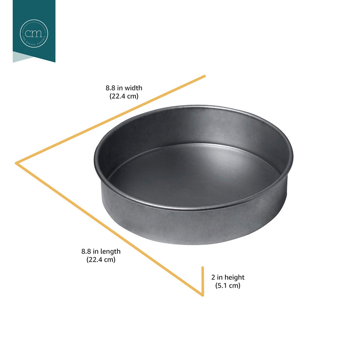 Chicago Metallic Professional Non-Stick Round Cake Pan, 8-Inch