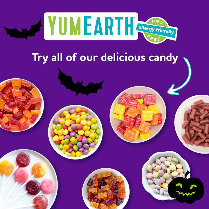 YumEarth Organic Halloween Lollipops, 40 lollipops 40 Count (Pack of 1)