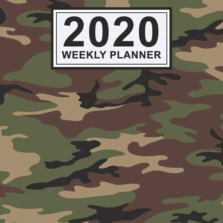 2020 Weekly Planner: Camo Daily Weekly Monthly Calendar 2020 Planner | January 2020 to December 2020