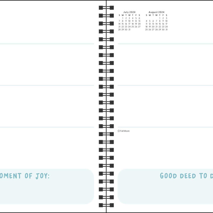 A Heart on Fire 12-Month 2024 Monthly/Weekly Planner Calendar