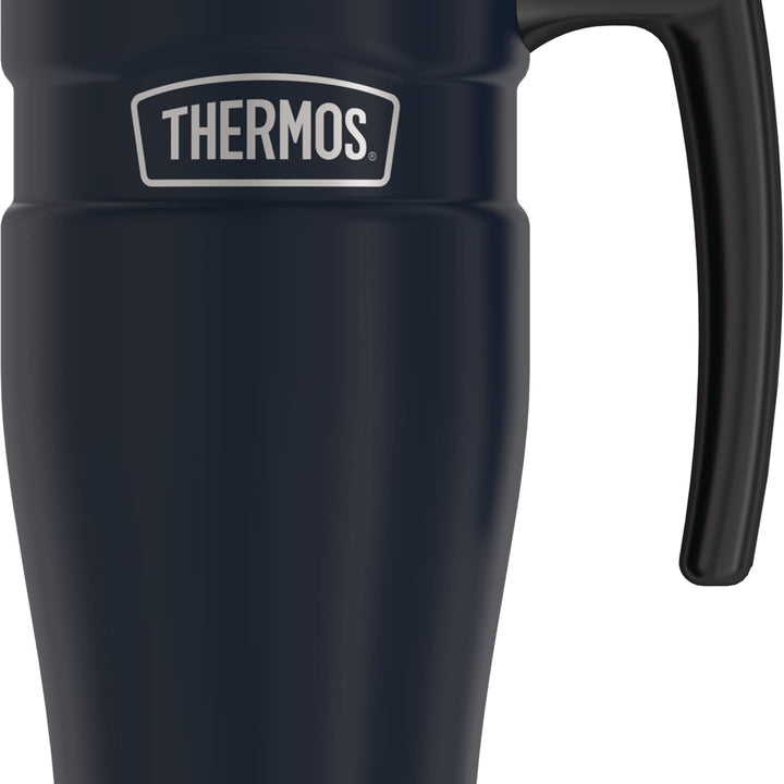 THERMOS Stainless King Vacuum-Insulated Travel Mug, 16 Ounce, Midnight Blue