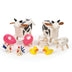 Wooden Farm Animals - 10 Farm Animals for 3 Year Olds, Farm Toys, Quality Farm Animals Figures Oldfield Farm, Gifts for Boys & Girls