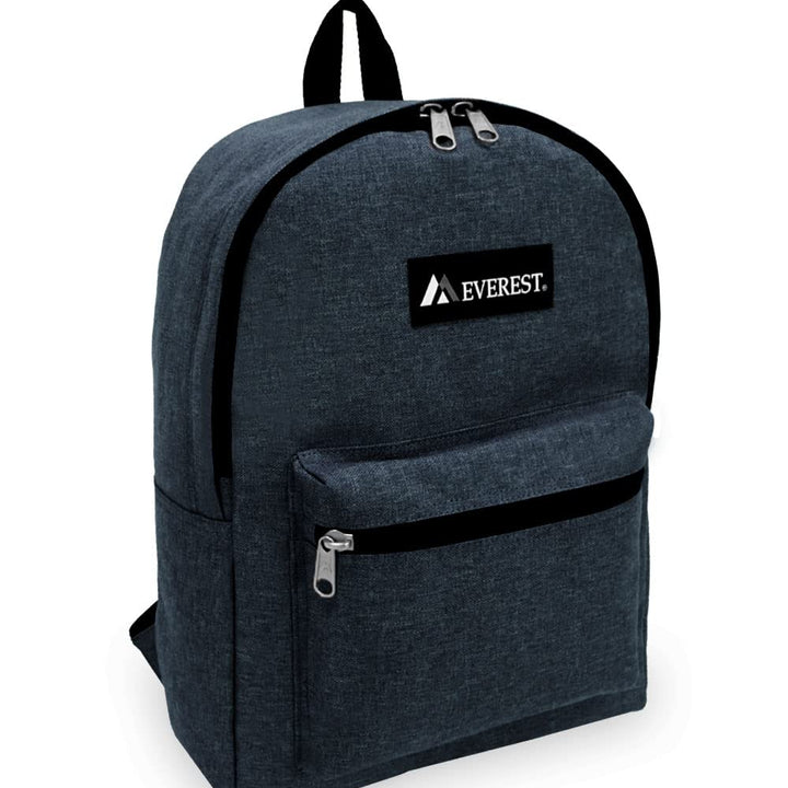 Everest Unisex-Adult's Basic Denim Backpack, Royal Blue, One Size