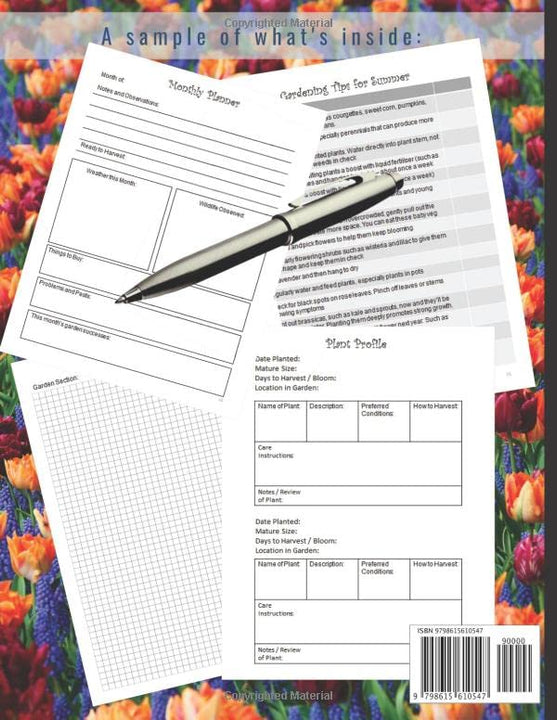 Your Garden Planner: Gardening Log Book and Journal. Including Garden Planning, Monthly Planner, Plant Profile, Cultivating Seeds, Bloom and Harvest ... Fertilizer Log, Pest and Problems and More.