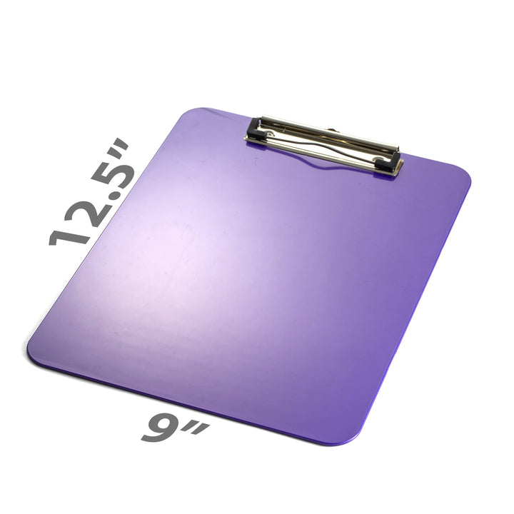 Officemate OIC Recycled Plastic Clipboard, Letter Size, Purple (83064)