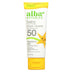Alba Botanica Baby Sunscreen for Face and Body, Sheer Mineral Sunscreen Lotion, Broad Spectrum SPF 50, Water Resistant and Fragrance-Free, 3 Fl Oz