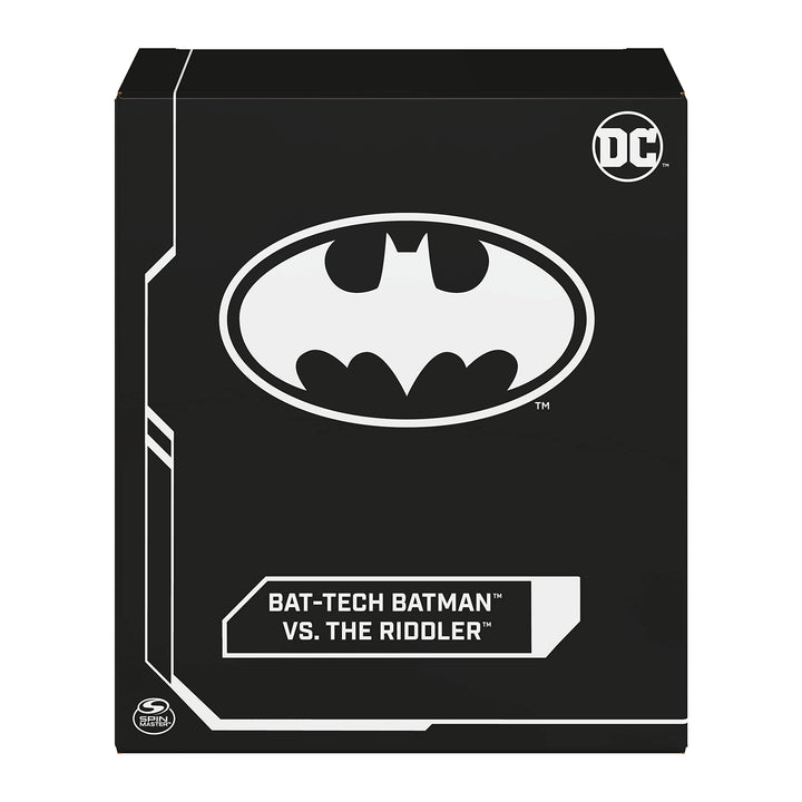 DC Comics Batman 4-inch Batman and The Riddler Action Figures with 6 Mystery Accessories, Kids Toys for Boys Aged 3 and up Batman & Riddler