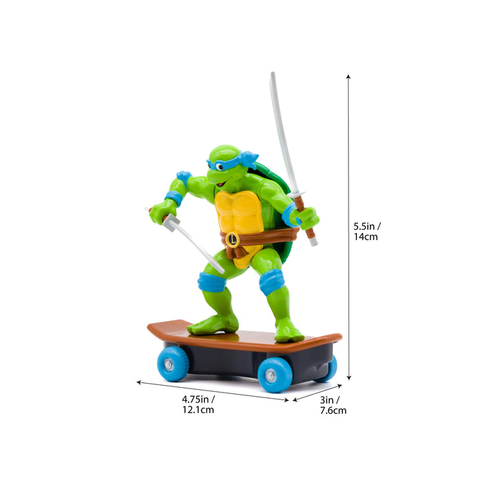 Teenage Mutant Ninja Turtles 5" Sewer Shredders Leonardo Classic Edition Ages 3+ - Battle & Shred with Signature Katanas! Classic Leonardo