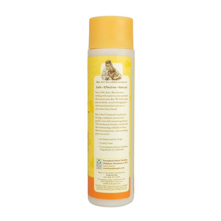 Burt's Bees for Pets Oatmeal Dog Conditioner with Colloidal Oat Flour & Honey - Soothing and Moisturizing Conditioner for Dogs with Dry Skin and Coat, Dog Grooming Supplies, 10 Fl Oz Unscented 10 Fl Oz (Pack of 1)