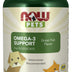 NOW Pet Health, Omega 3 Supplement, Formulated for Cats & Dogs, NASC Certified, 180 Softgels
