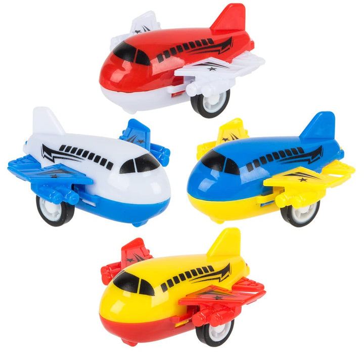 2" PLASTIC PULL BACK AIRPLANE