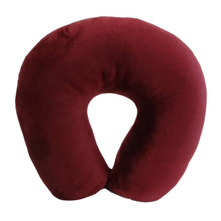 Neck Pillow Adult Cozy Soft Microfiber, Pink