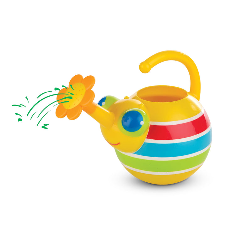 Melissa & Doug Sunny Patch Giddy Buggy Watering Can With Flower-Shaped Spout - Kid-Friendly Garden-Themed Pretend Play Watering Can For Kids