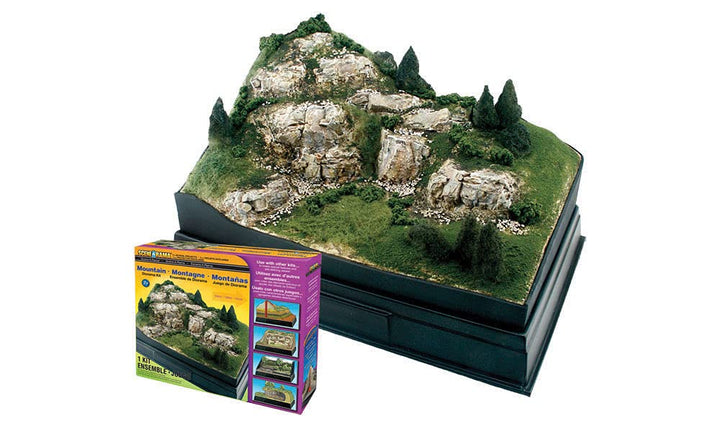 Woodland Scenics Diorama Kit, Mountain