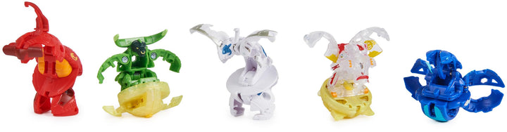 Bakugan Battle 5-Pack, Special Attack Bruiser, Dragonoids, Hammerhead, Nillious; Customizable, Spinning Action Figures, Kids Toys for Boys and Girls 6 and up Special Attack Bruiser, Special Attack Dragonoid, Titanium Dragonoid, Hammerhead, Nillious