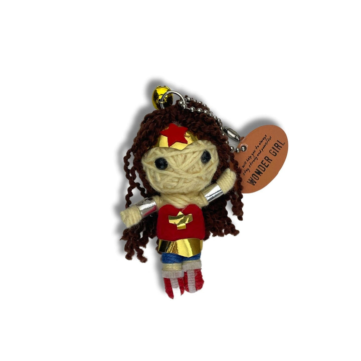 Watchover Voodoo 3-Inch Wonder Girl Keychain - Handcrafted Gift to Bring Good Luck and Positivity Everywhere You Go