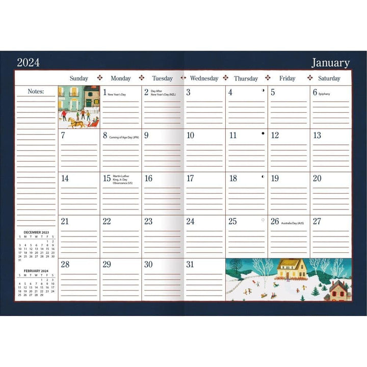 LANG Linda Nelson Stocks 2024 Monthly Pocket Planner (24991003179)