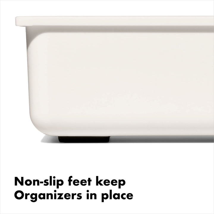 OXO Good Grips Kitchen, Compact Spice Drawer Organizer, White