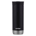 Huron Vacuum-Insulated Stainless Steel Travel Mug with Leak-Proof Lid, Keeps Drinks Hot or Cold for Hours, Fits Most Cup Holders and Brewers, 16oz Licorice