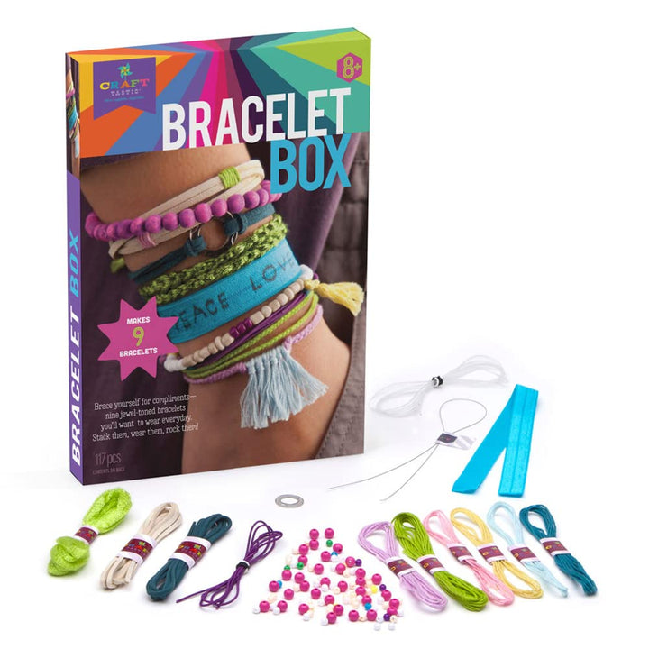 Craft-tastic Jewel Jewelry, DIY Bracelet Box Craft Kit, Multi