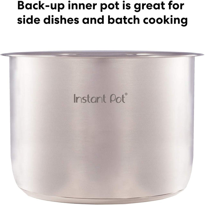 Instant Pot Stainless Steel Inner Cooking Pot Mini 3-Qt, Polished Surface, Rice Cooker, Stainless Steel Cooking Pot 3 Quart Inner Pot