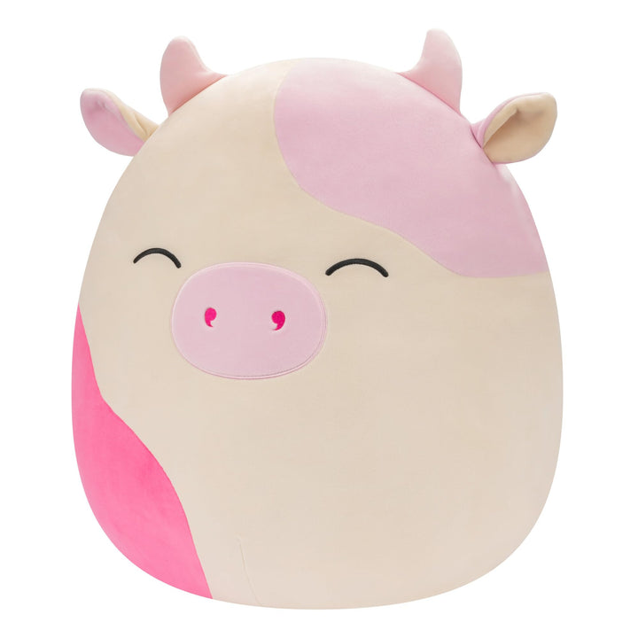 Squishmallows Original 20-Inch Caedyn Cream Cow with Pink Spots - Official Jazwares Jumbo Plush 20 inch