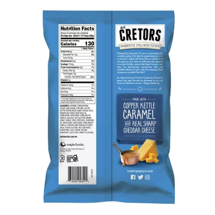 G.H. Cretors Cheese & Caramel Flavored Popcorn Mix 23.5 Oz.