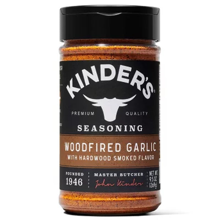 Kinder'S Woodfired Garlic Rub with Smoked Flavor 9.5 Oz.