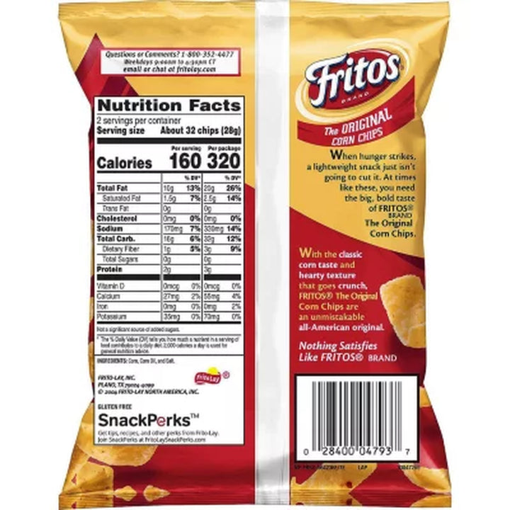 Fritos Original Corn Chips Multipack 2 Oz., 64 Pk.