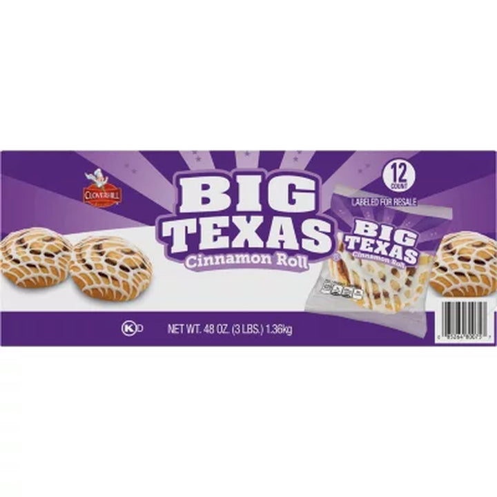 Big Texas Cinnamon Roll 4 Oz., 12 Pk.