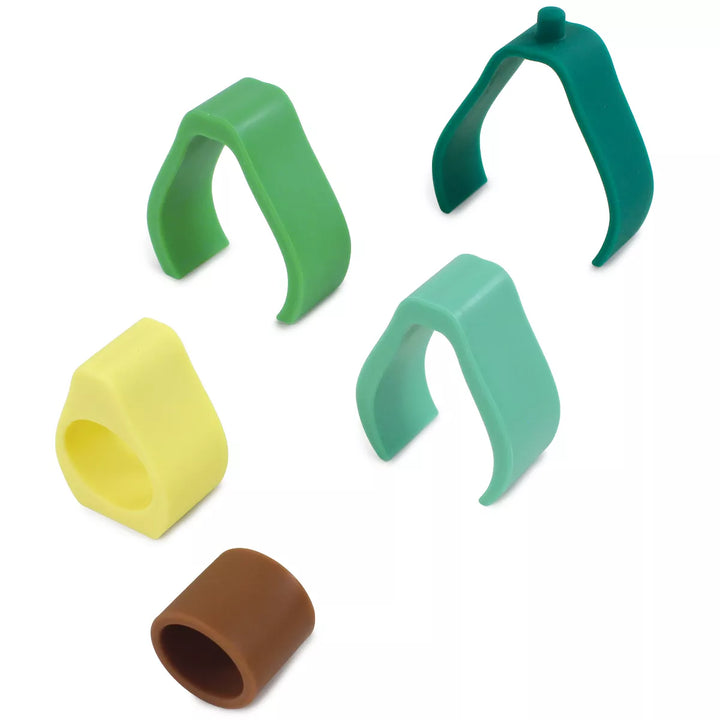 Hudson Baby Silicone Toy Arches, Avocado, One Size