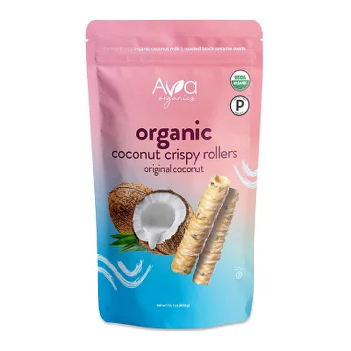Ava Organics Coconut Crispy Rollers 14.1 Oz.