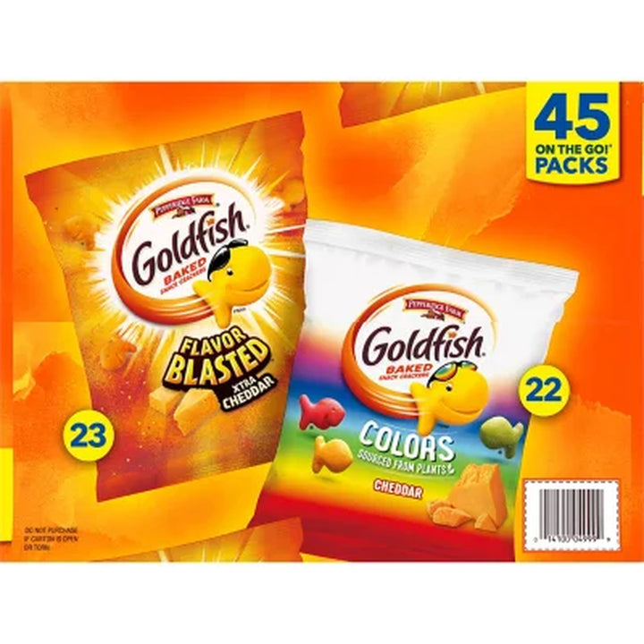 Pepperidge Farm Goldfish Variety Pack 0.9 Oz., 45 Pk.