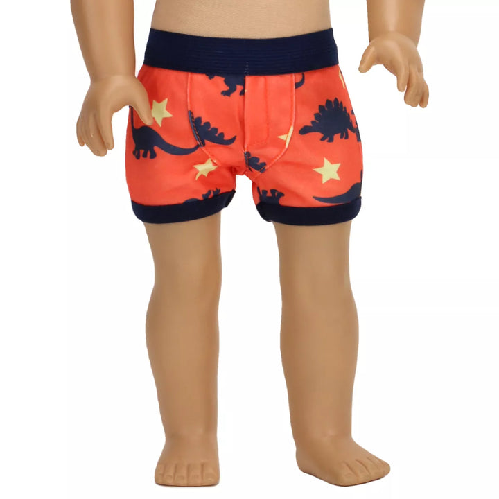 Sophia’S Brief Underwear Set for 18'' Boy Dolls, Multicolor